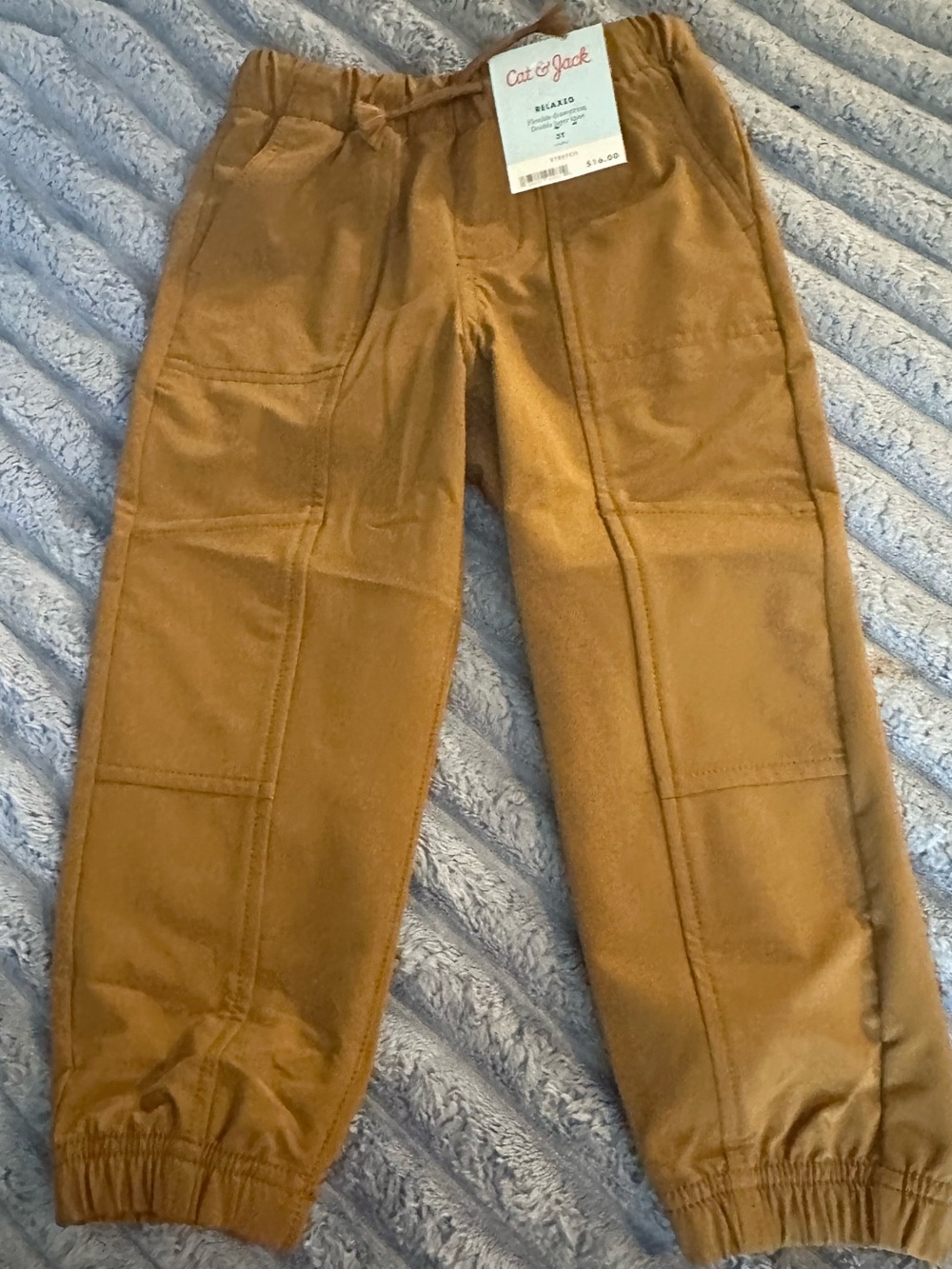 Cat & Jack Men's Cargo Jogger Pants in Tan